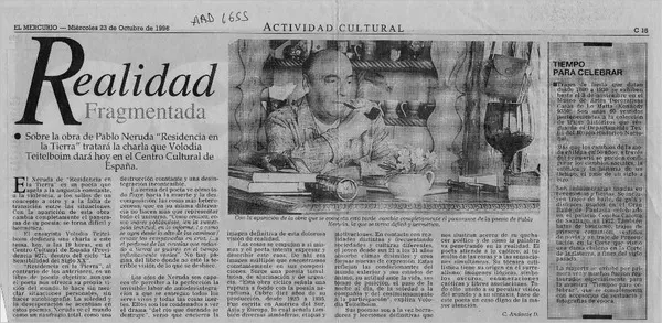 Realidad fragmentada  [artículo] C. Andonie D.