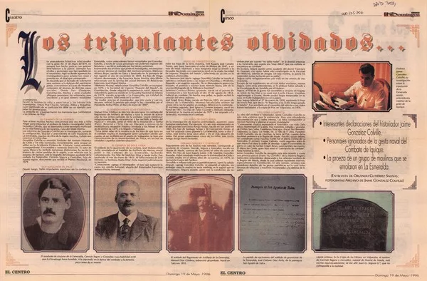 Los tripulantes olvidados --  [artículo] Orlando Gutiérrez Salinas.