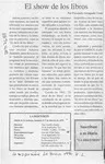 El Show de los libros  [artículo] Fernando Arriagada Cortés.