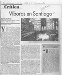 Víboras en Santiago  [artículo] Antonio Avaria.