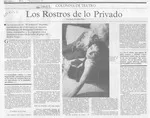 Los rostros de lo privado  [artículo] Juan Andrés Piña.