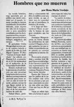 Hombres que no mueren  [artículo] Rosa María Verdejo.