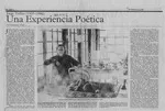 Una experiencia poética  [artículo] Francisco Véjar.