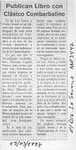 Publican libro con clásico combarbalino  [artículo].