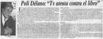 Poli Délano, "TV atenata contra el libro"  [artículo].