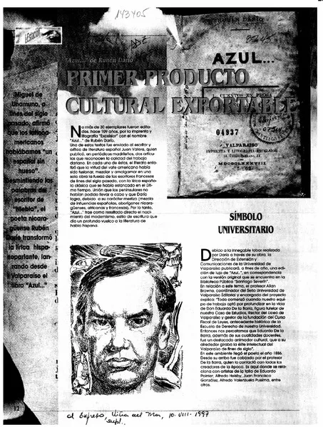 Primer producto cultural exportable  [artículo].