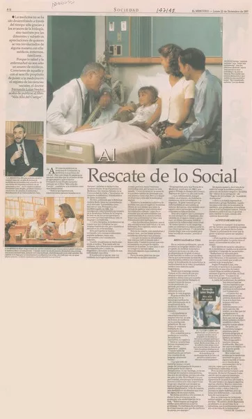 Rescate de lo social  [artículo] Cristián M. González S.