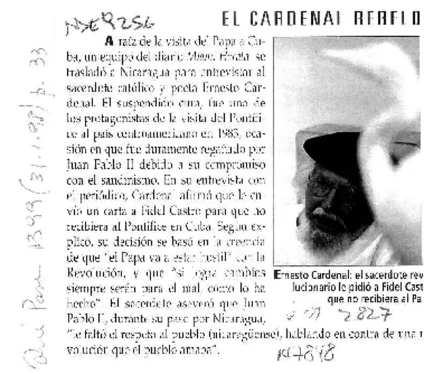 El Cardenal rebelde  [artículo].
