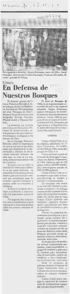 En defensa de nuestros bosques  [artículo].