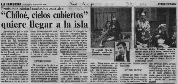 "Chiloé, cielos cubiertos" quiere llegar a la isla  [artículo].