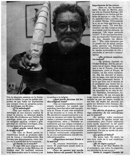 Ardiente pasión de la soldadesca  [artículo] Juan Andrés Piña.