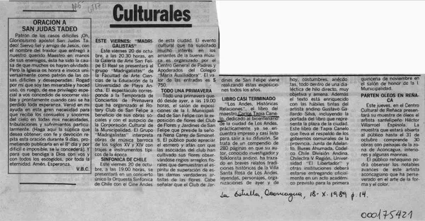 Culturales  [artículo].