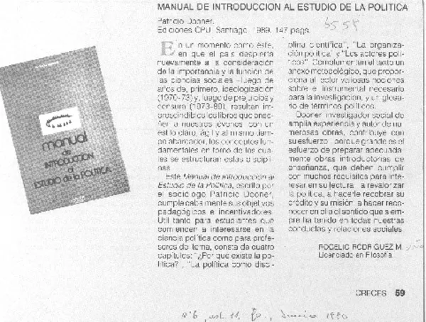 Manual de introducción al estudio de la política  [artículo] Rogelio Rodríguez M.