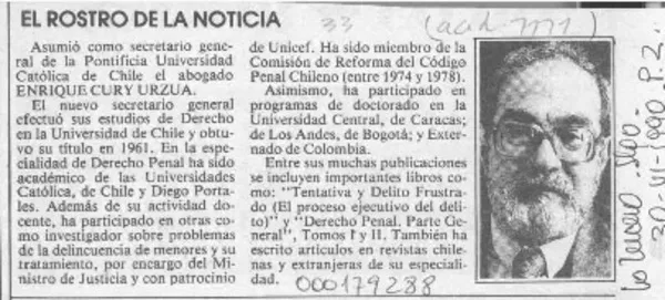 El Rostro de la noticia  [artículo].