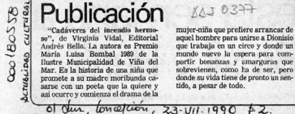 Publicación  [artículo].