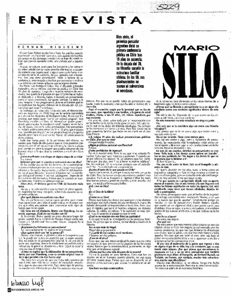 Silo, el terrible  [artículo] Hernán Riquelme.