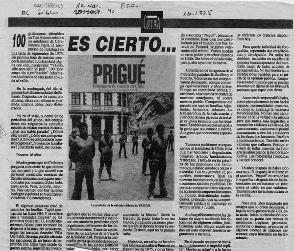 Es cierto --  [artículo]