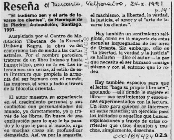 Reseña  [artículo].