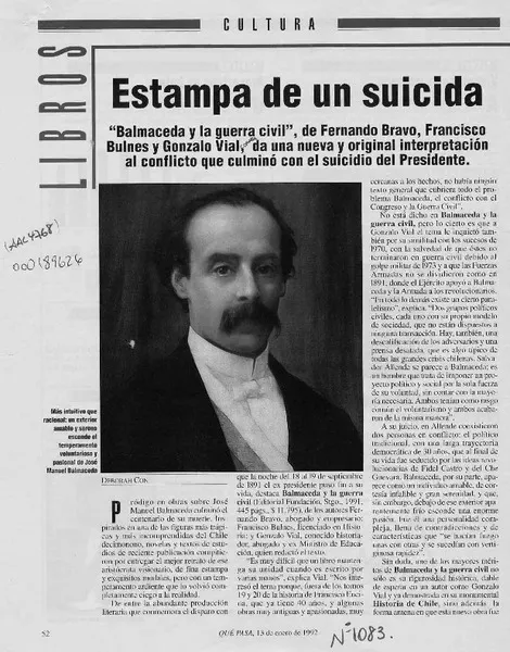 Estampa de un suicida  [artículo] Deborah Con.