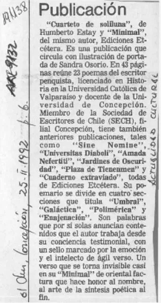 Publicación  [artículo].