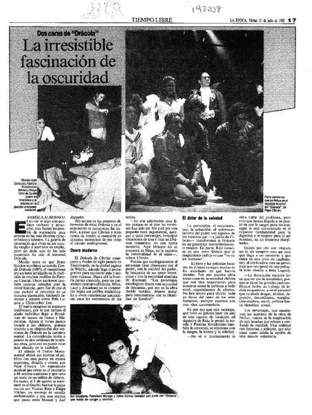 La irresistible fascinación de la oscuridad  [artículo] Pamela Albornoz.