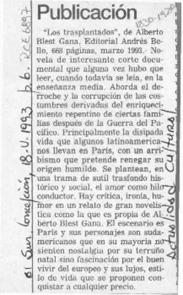 Publicación  [artículo].