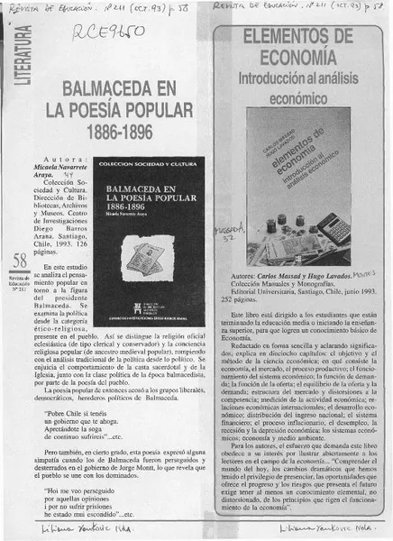 Literatura  [artículo] Liliana Yankovic Nola.