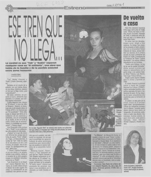 Es tren que no llega  [artículo] Leopoldo Pulgar I.