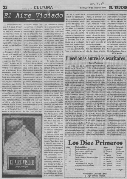 El aire viciado  [artículo] Silvia Rodríguez Bravo.