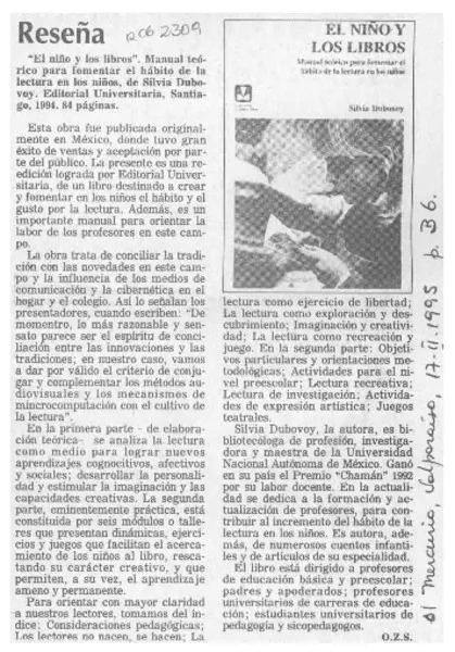Reseña  [artículo] O. Z. S.