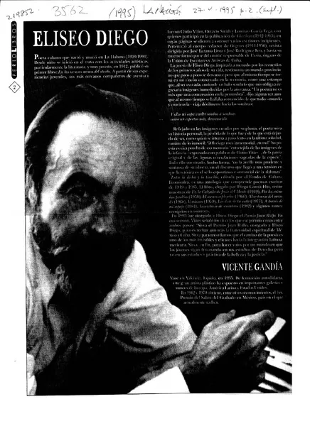 Eliseo Diego  [artículo].