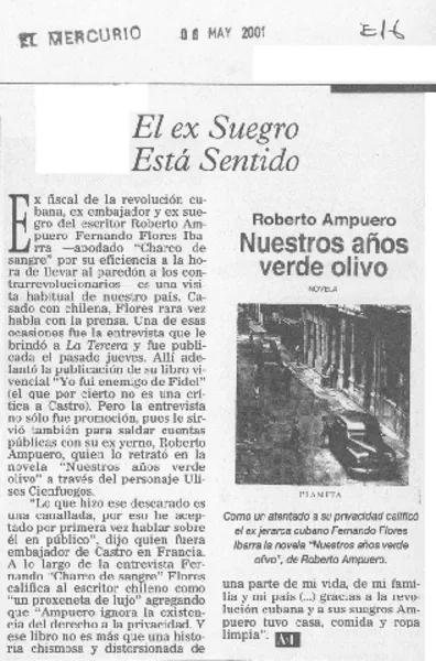 El Ex suegro está sentido  [artículo]