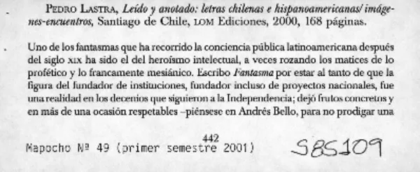Leído y anotado  [artículo] Miguel Gómes