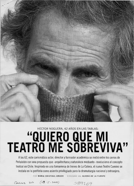 "Quiero que mi teatro me sobreviva"  [artículo] María Cristina Jurado