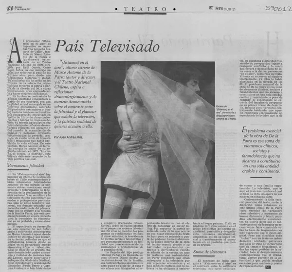 País televisado  [artículo] Juan Andrés Piña