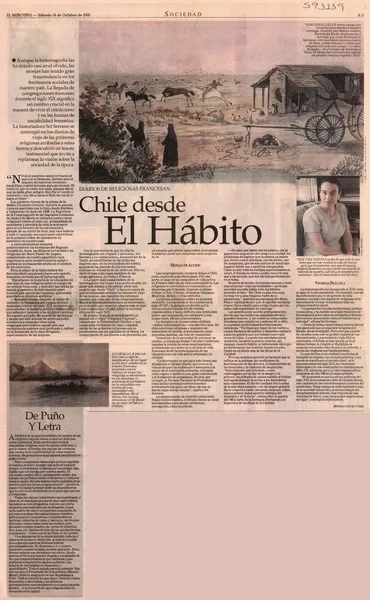 Chile desde el hábito  [artículo] Mónica Cuevas Urízar