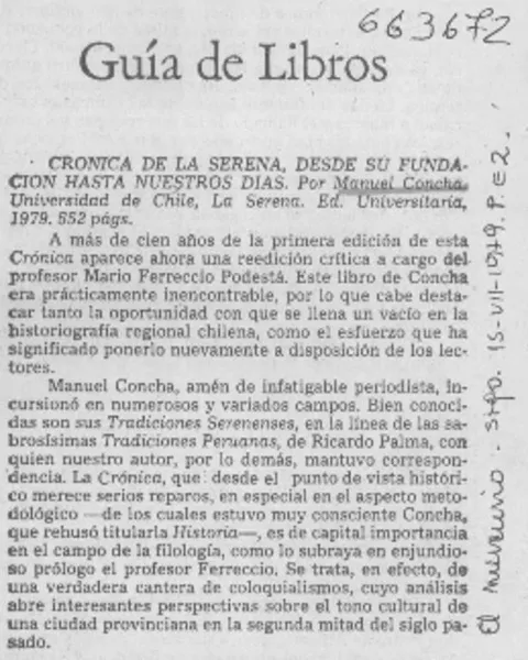 Guía de libros.  [artículo]