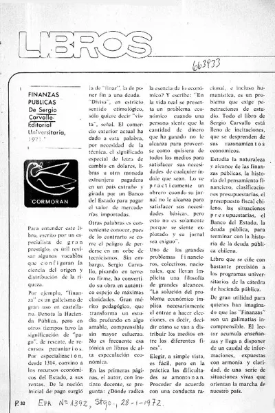 Finanzas públicas.  [artículo]
