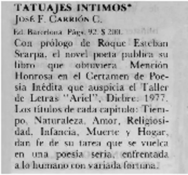 Tatuajes íntimos*  [artículo]