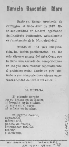 Horacio Bascuñán Mora.  [artículo]