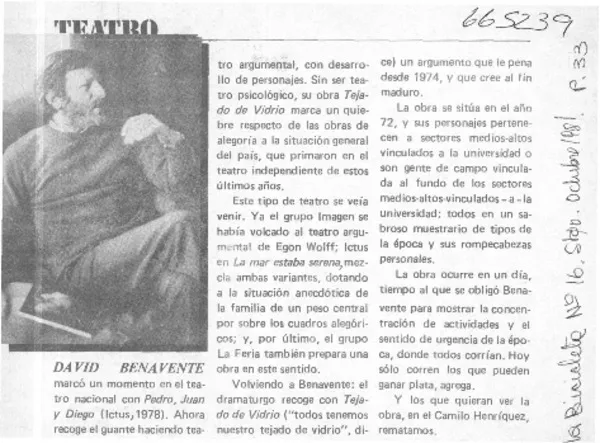 Teatro.  [artículo]