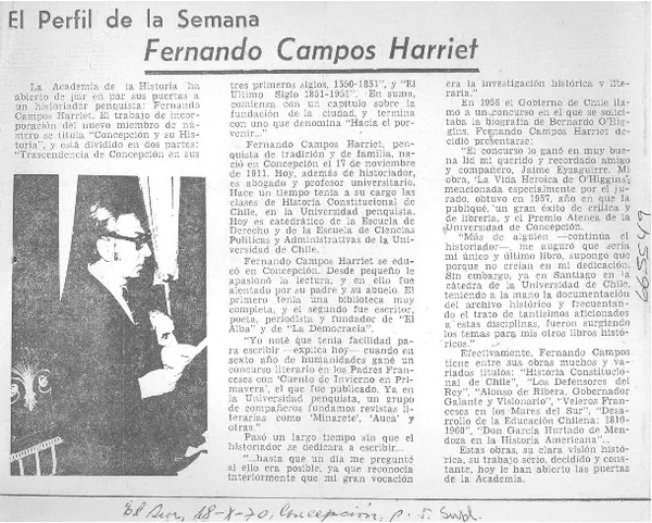 Fernando Campos Harriet.  [artículo]