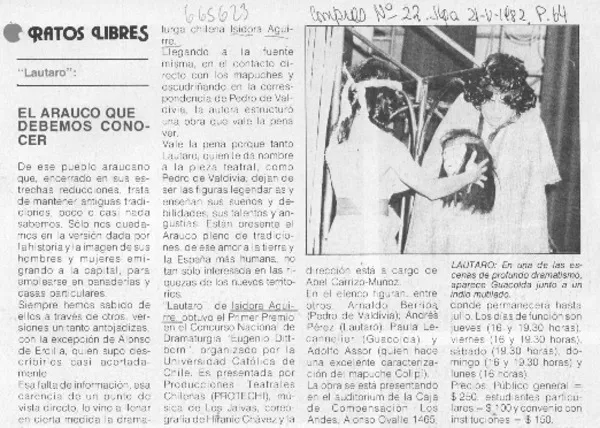 El Arauco que debemos conocer.  [artículo]