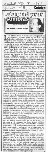 La verdad y sus sombras  [artículo] Roque Esteban Scarpa.