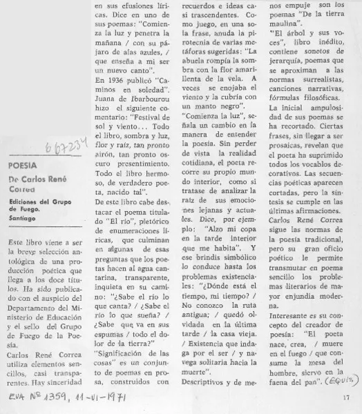 Poesía  [artículo] Equis.