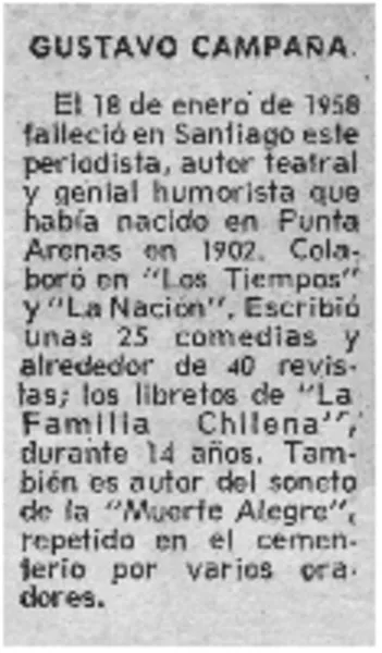 Gustavo Campaña.  [artículo]