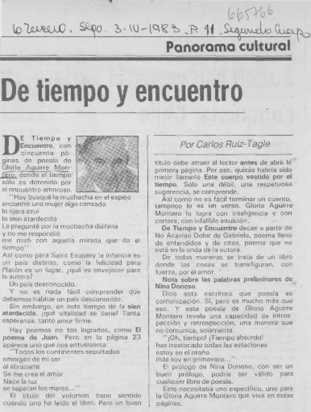 Siempre poesía (1)  [artículo] Juan Antonio Massone.