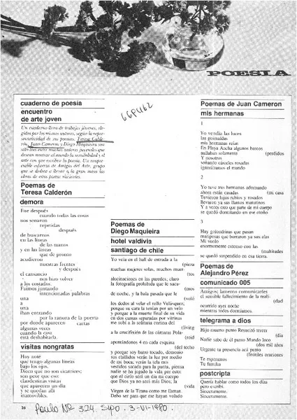 Cuaderno de poesía encuentro de arte joven.  [artículo]