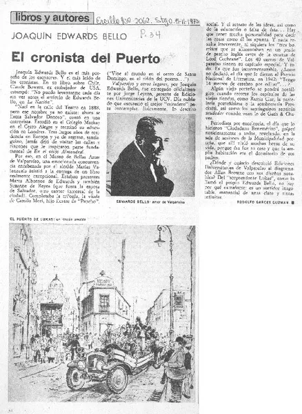 El Cronista del puerto  [artículo].