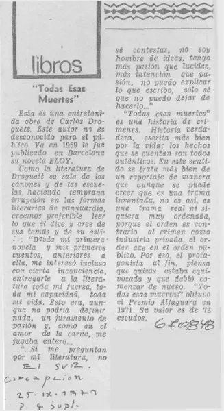 Todas esas muertes  [artículo]